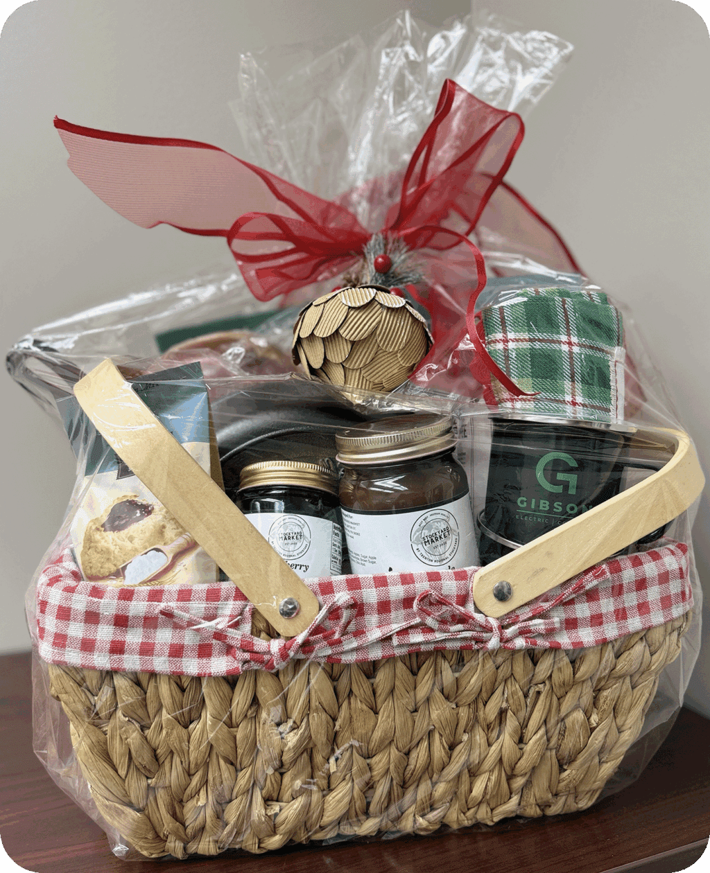 gift basket for landing page